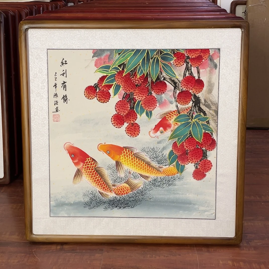 国画带框尺寸63*63厘米