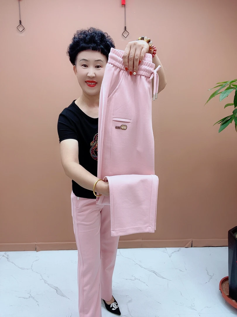 3015春夏季时尚冰柔棉直筒小脚休闲裤