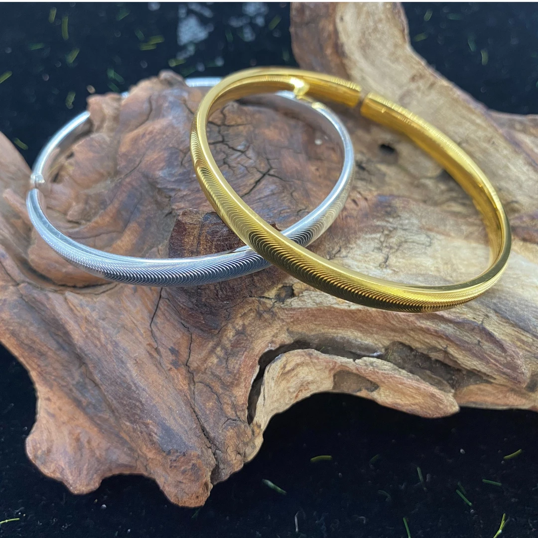 足银手镯 足银猫眼开口银手镯【小北质检】ZJH34Z27多样性发一20g