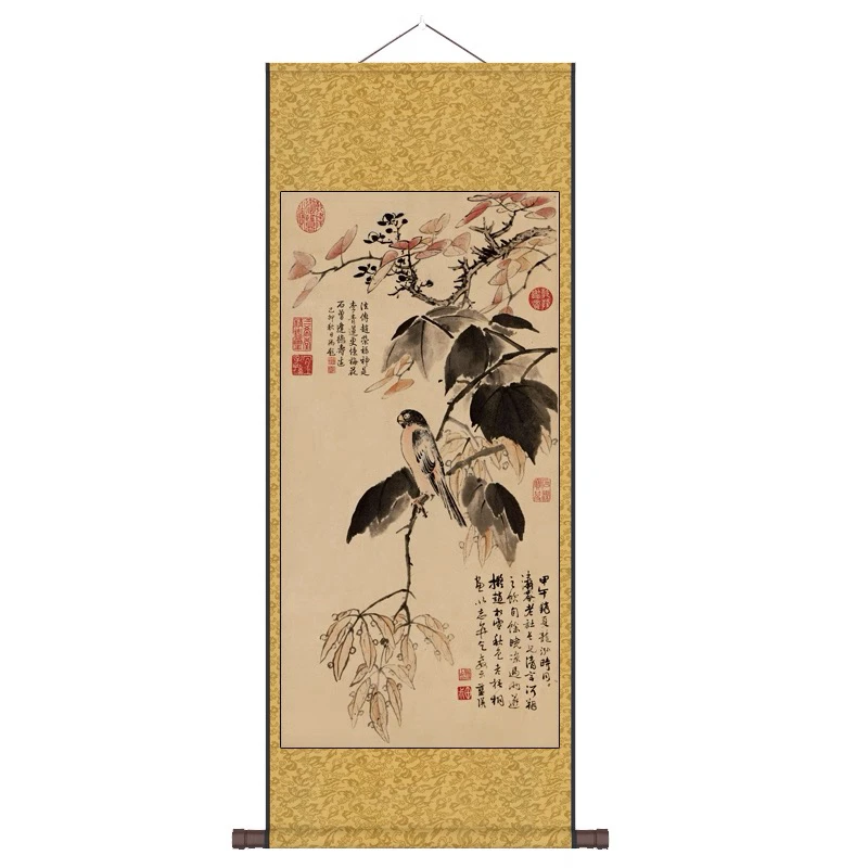 A015连接【所见即所得】花鸟挂画礼品