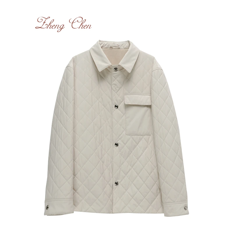 Ampay男士衬衫式外套桑蚕丝填充加厚 P-K95625