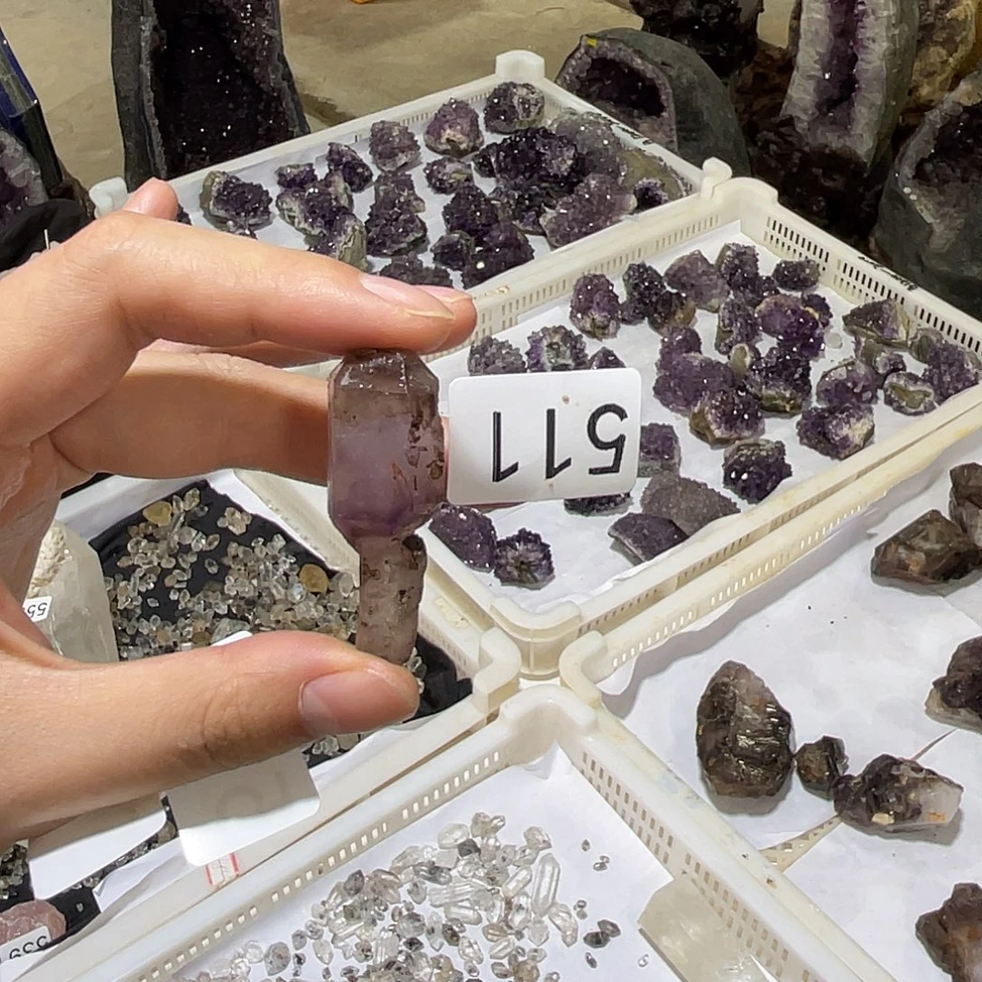 水晶未镶嵌珠宝半成品