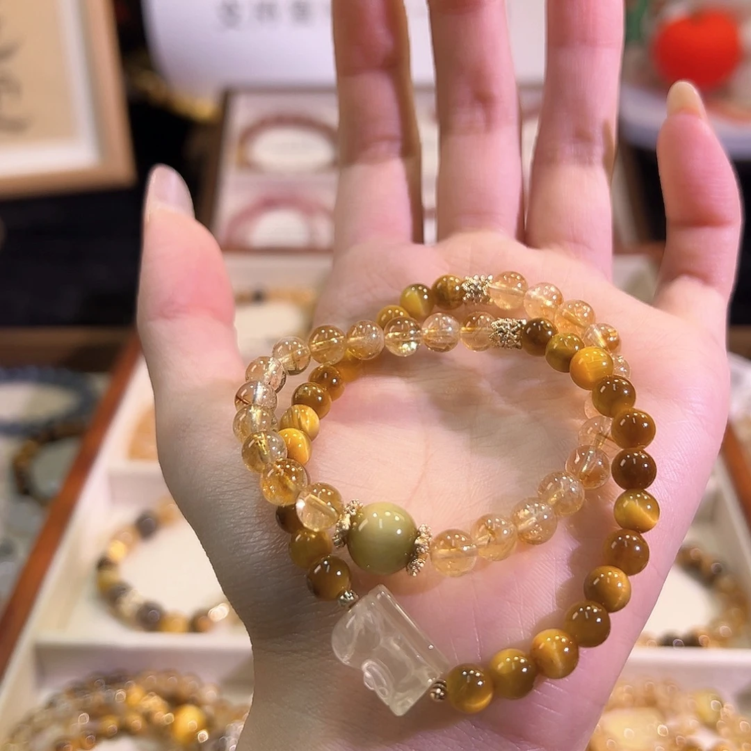 水晶手链未镶嵌小霸王