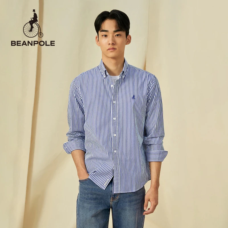 【新品】滨波 2025早春男士商务日常挺括易搭条纹衬衫BC5164E03