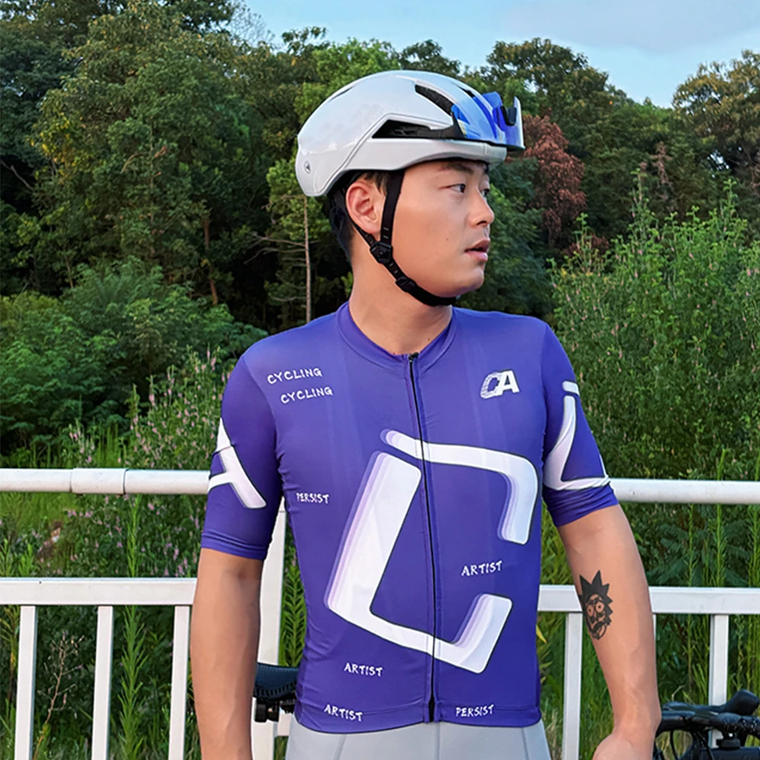 CA  Cycling Artist福利款夏季男款骑行服短袖 速干透气衣吸汗