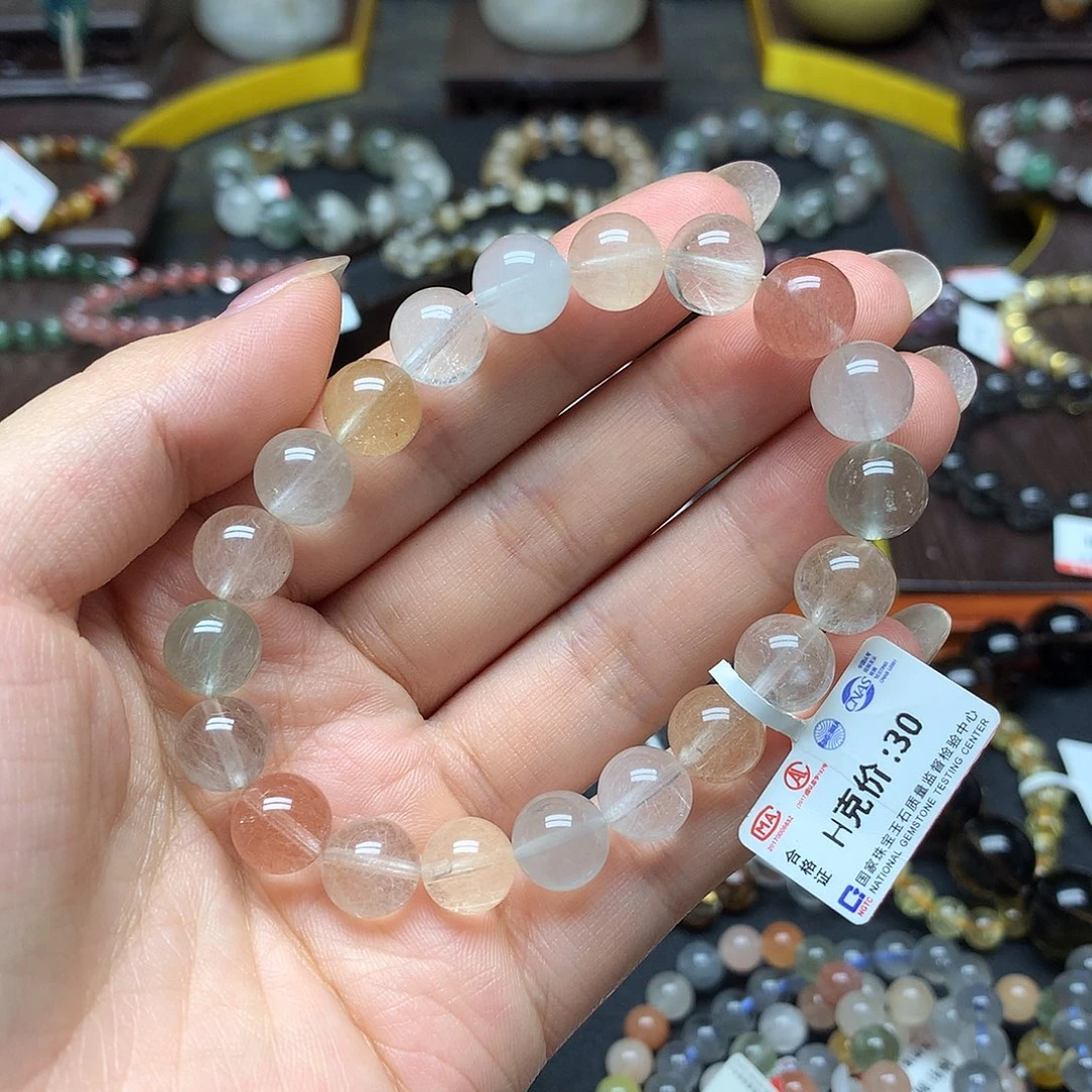 水晶未镶嵌手链手链