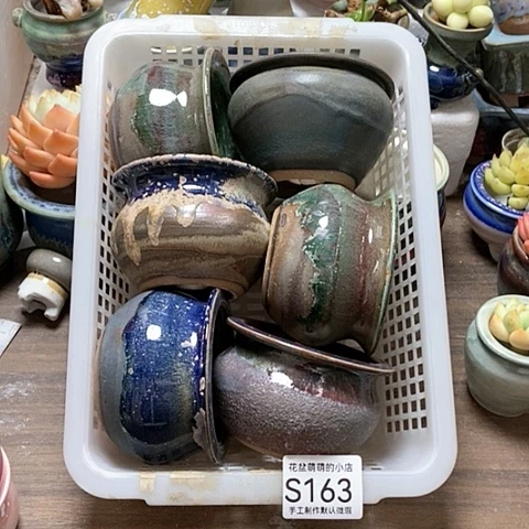 紫砂花盆163瑕疵品口径7到8左右