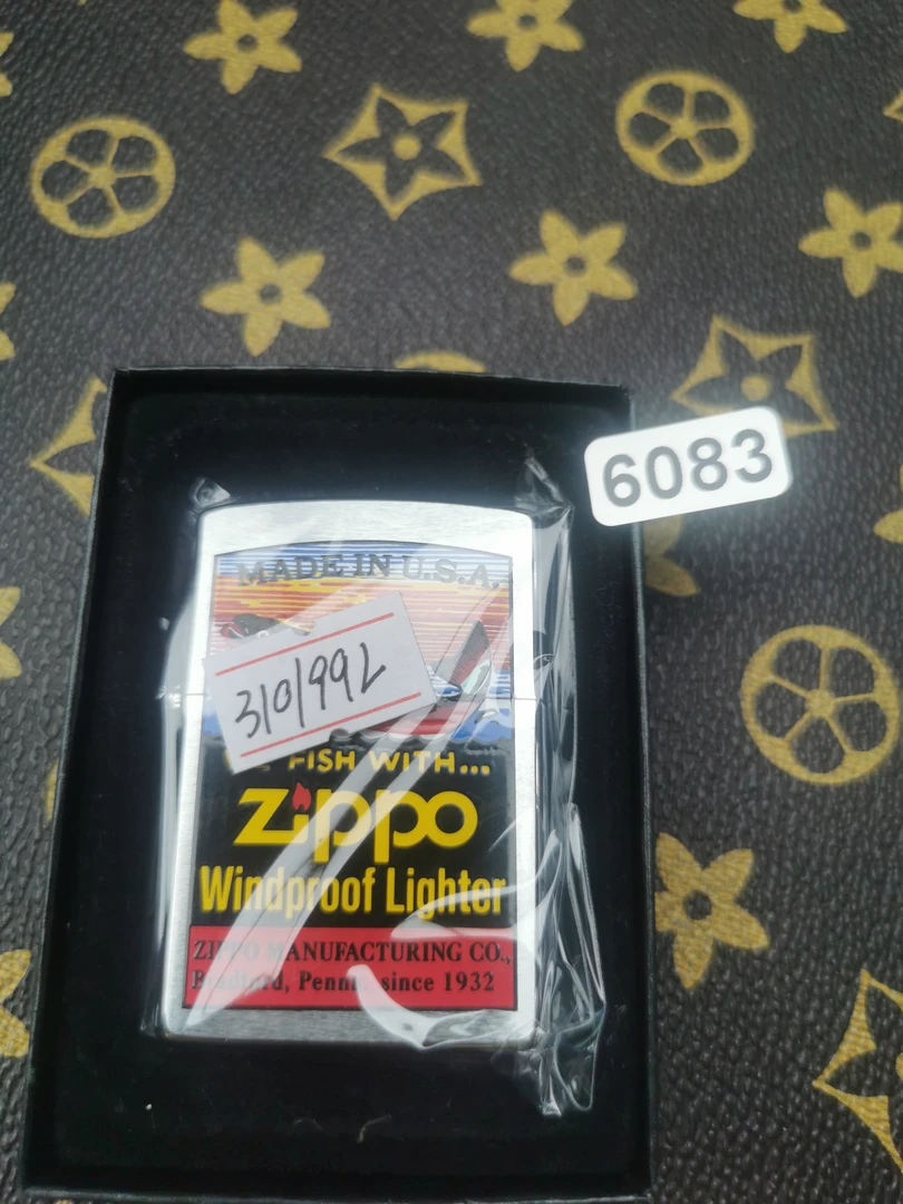 Zippo打火机回血99L拉丝带题材-6083