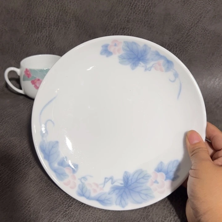 醴陵高温瓷群力18.5厘米窝盘