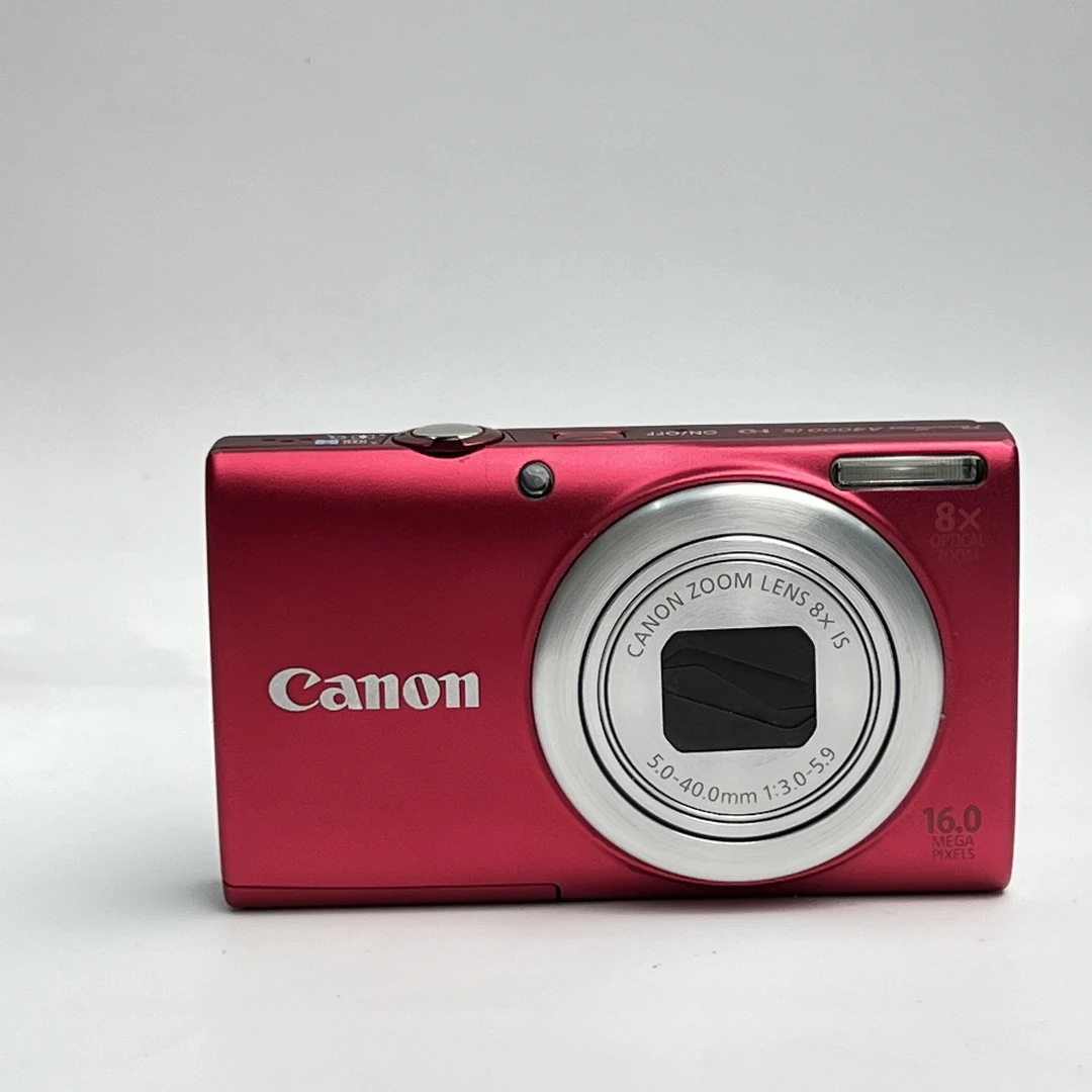 95新 Canon/佳能 a4000红色1600万像素8倍变焦复古ccd
