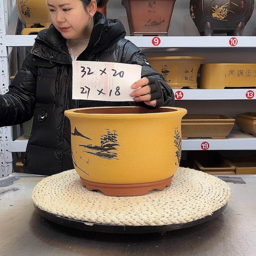 紫砂花盆紫砂花盆