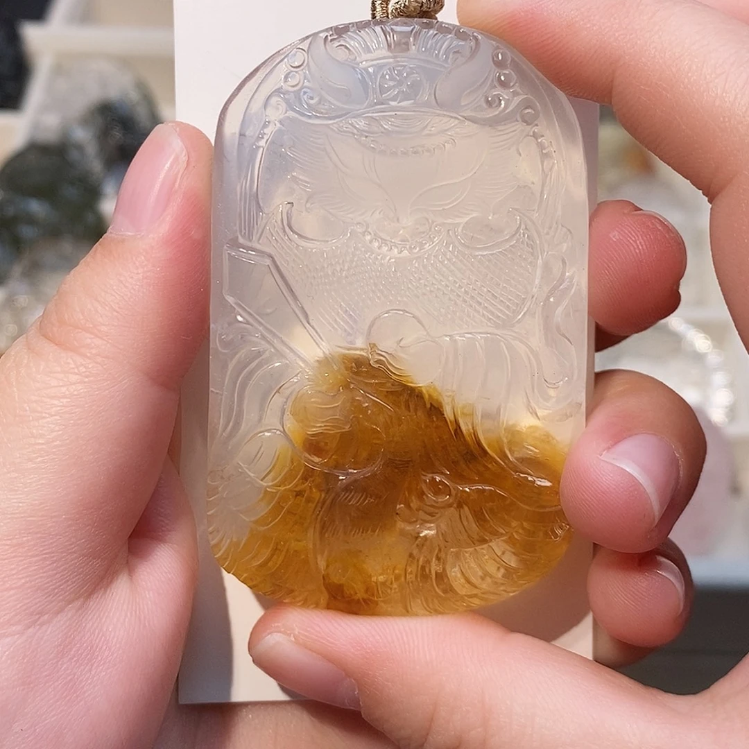 未镶嵌颈饰水晶黄胶花