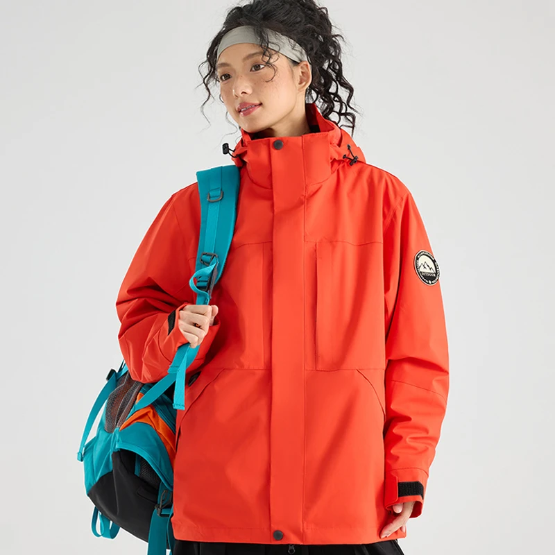 冲锋衣爆款2025新款抓绒两件套防风防水保暖三合一户外外套男女款