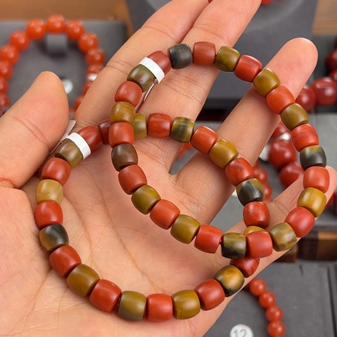 手链未镶嵌南红玛瑙L***L8mm