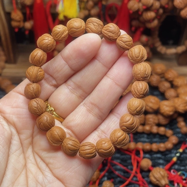 菩提籽类龙纹桃枭挂件