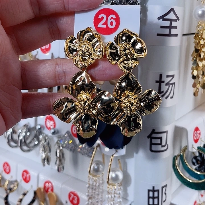 铁合金合金耳环耳饰6