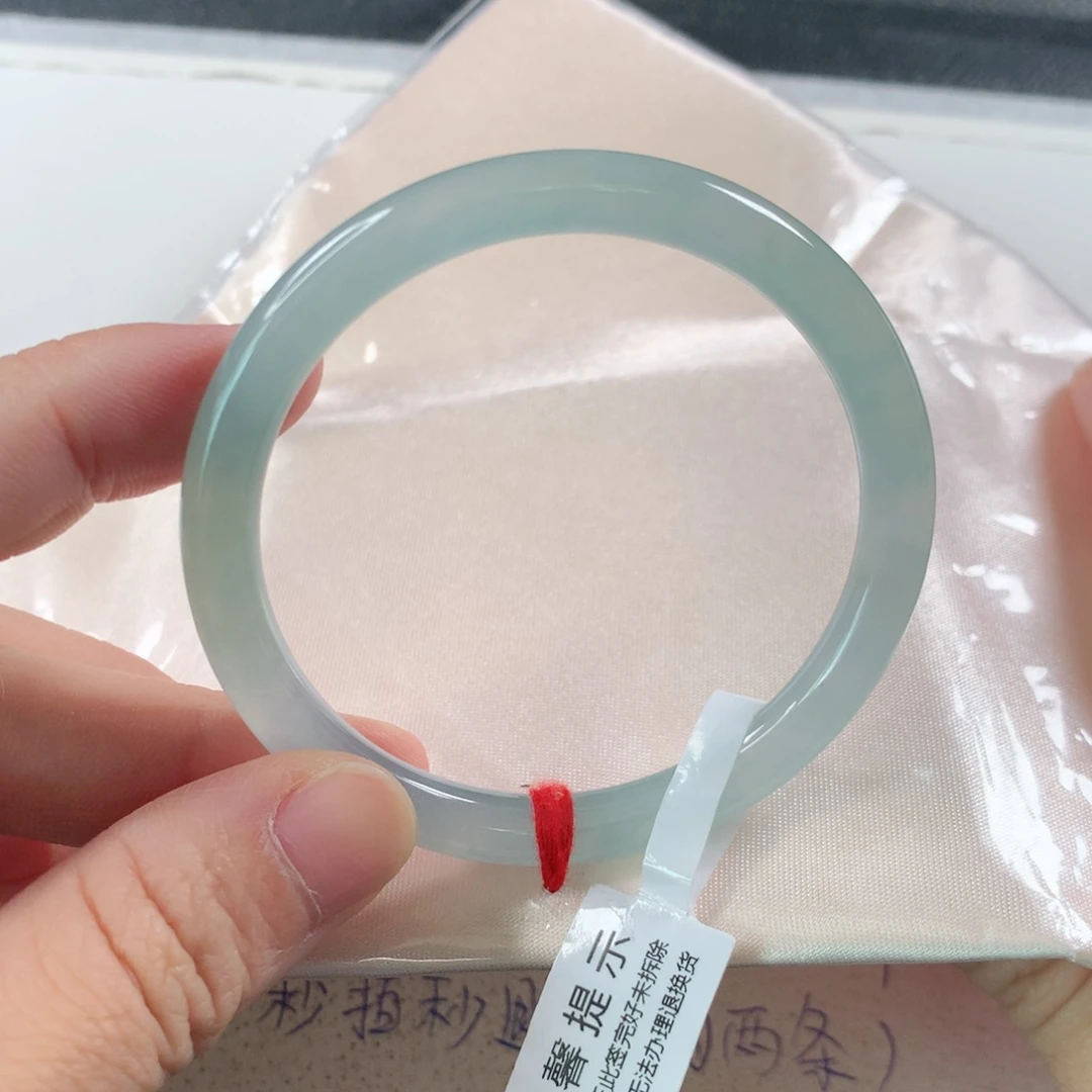 未镶嵌手镯翡翠冰川蓝271