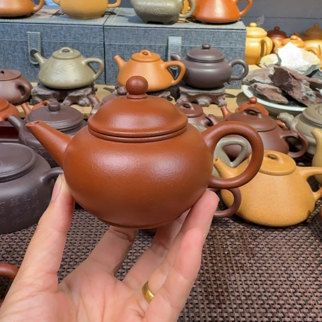 朱泥茶壶120毫升左右