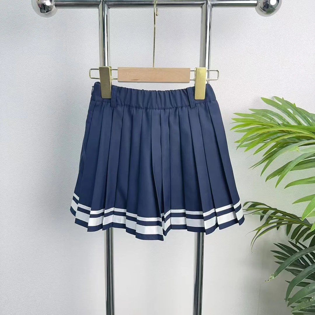 【0297A】藏青色时尚半裙B7-9