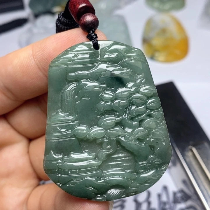 颈饰未镶嵌翡翠翡翠