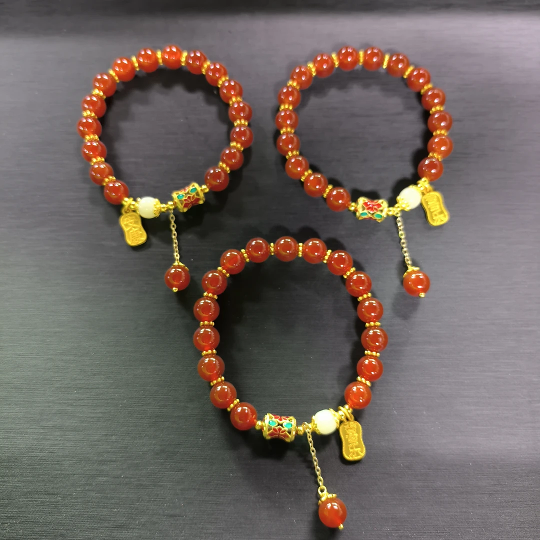 红玛瑙手串8m+*（多样性发一件）17