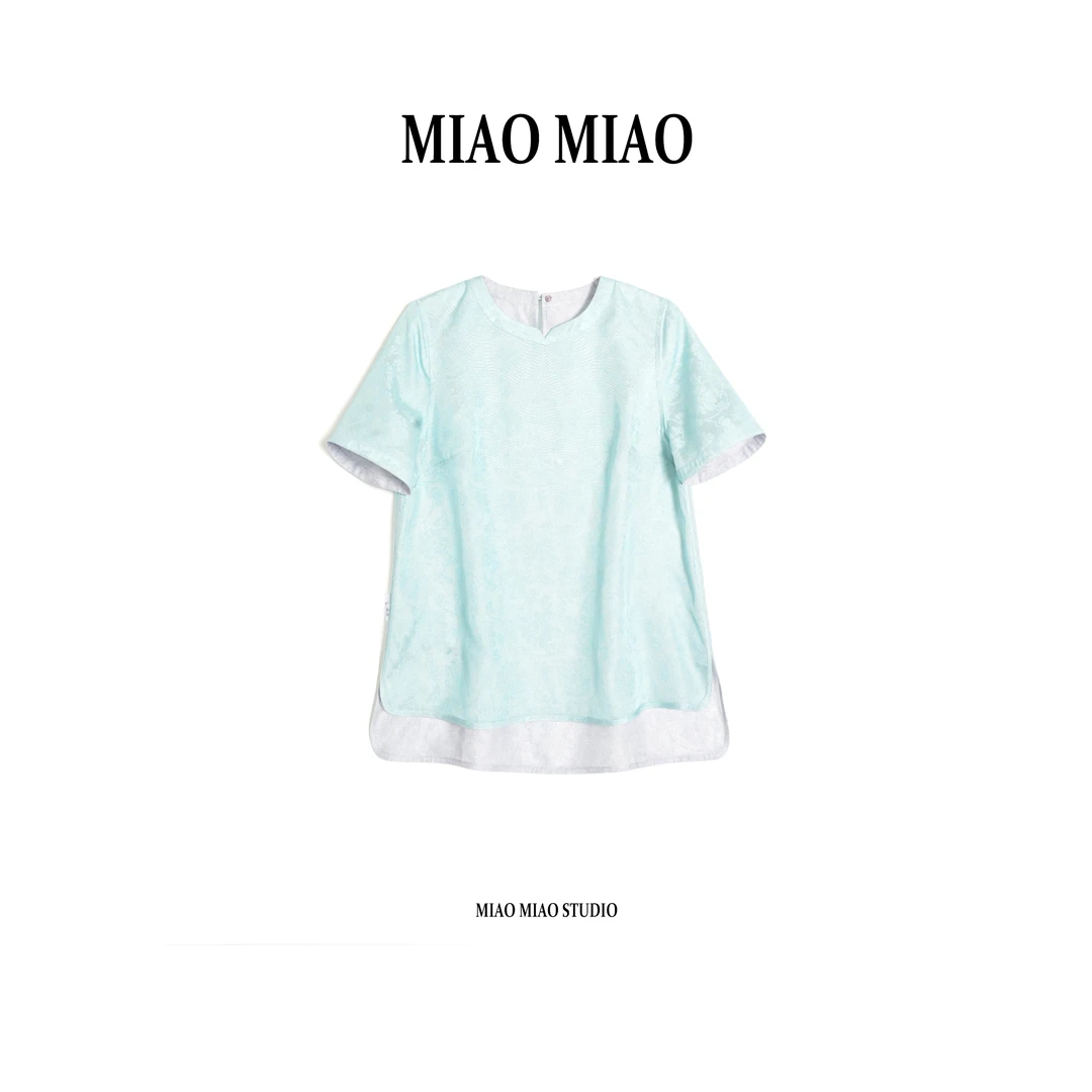 【青海悦】淼淼家L341双面穿国风夏季非遗四经绞罗新中式桑蚕丝上衣