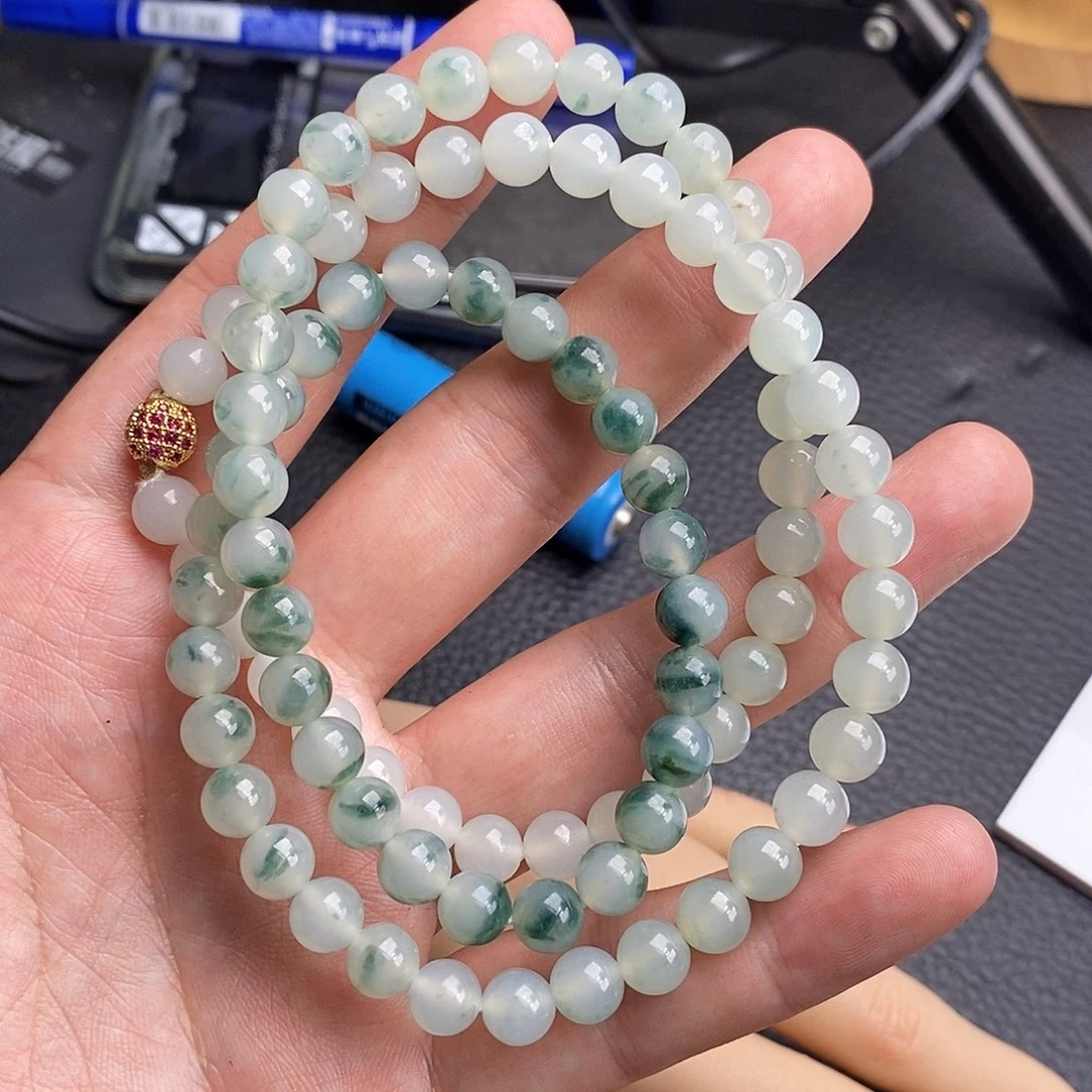 未镶嵌手链翡翠飘花长链