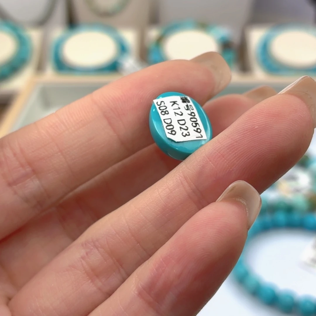 绿松石银S925镶嵌珠宝奇石