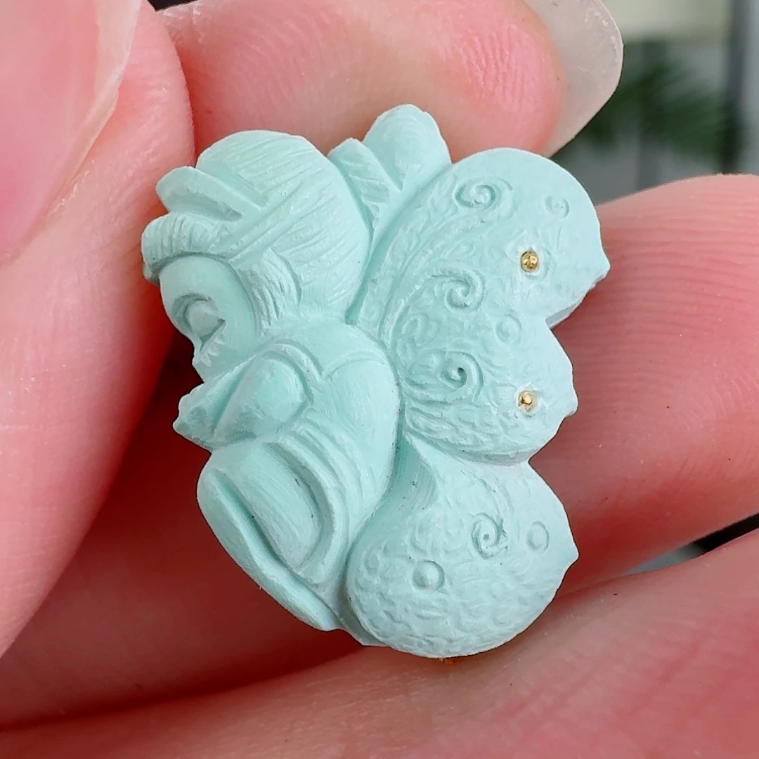 未镶嵌绿松石珠宝奇石