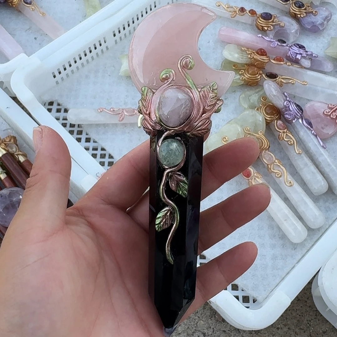 *****未镶嵌手链烟晶粉