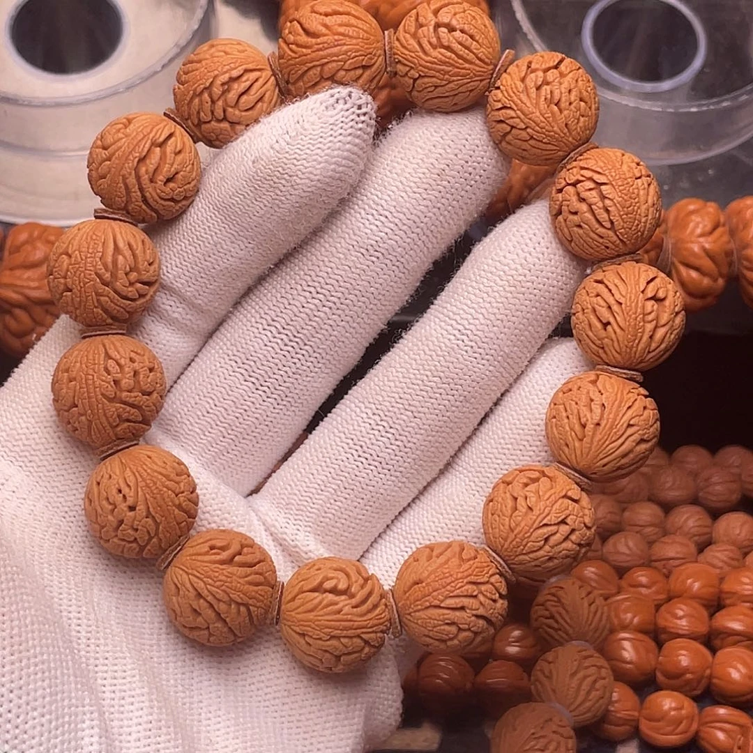 手串桃核精品绣球手串1.6