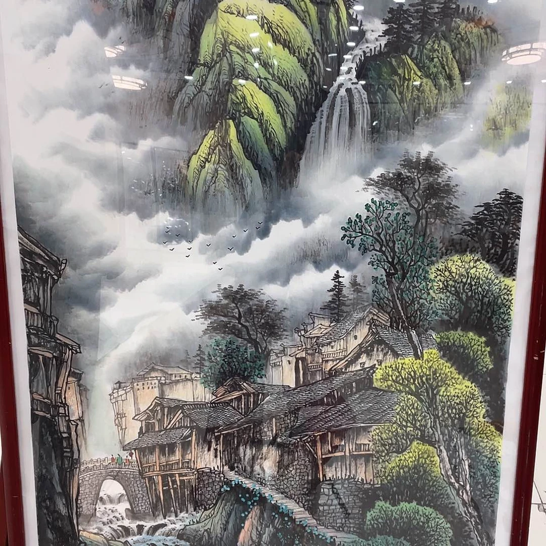国画画心不带框子纯手绘
