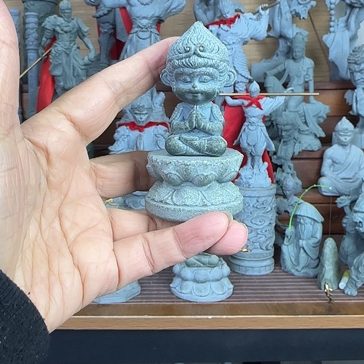 石材小悟空+底座