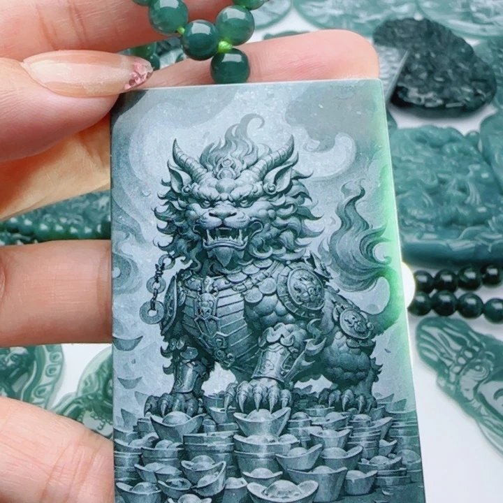 翡翠未镶嵌颈饰多样性发货天然A货翡翠