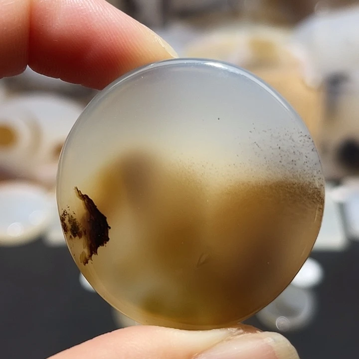 玛瑙/玉髓玉牌未镶嵌