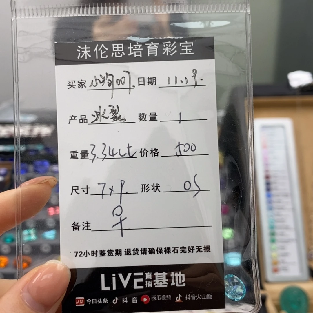 小***7合成（培育）尖晶石裸石