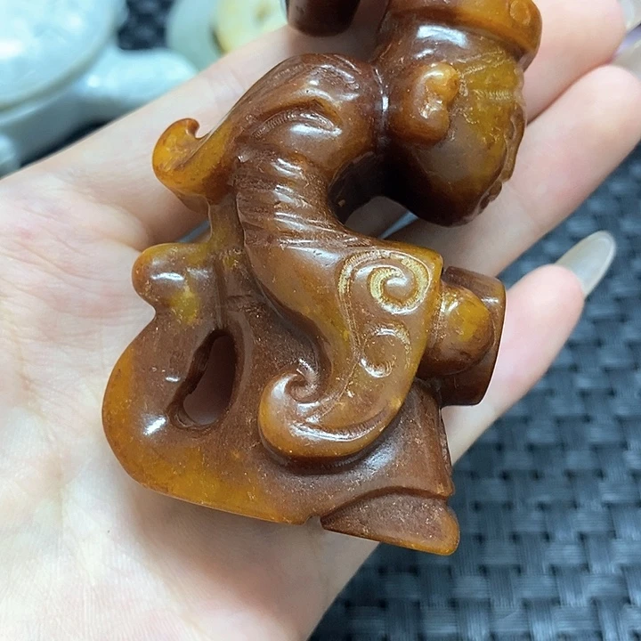 滴血莲花菩提把件
