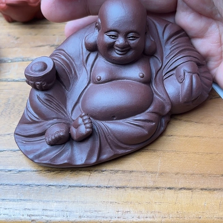 花***缺紫砂茶宠紫砂米勒