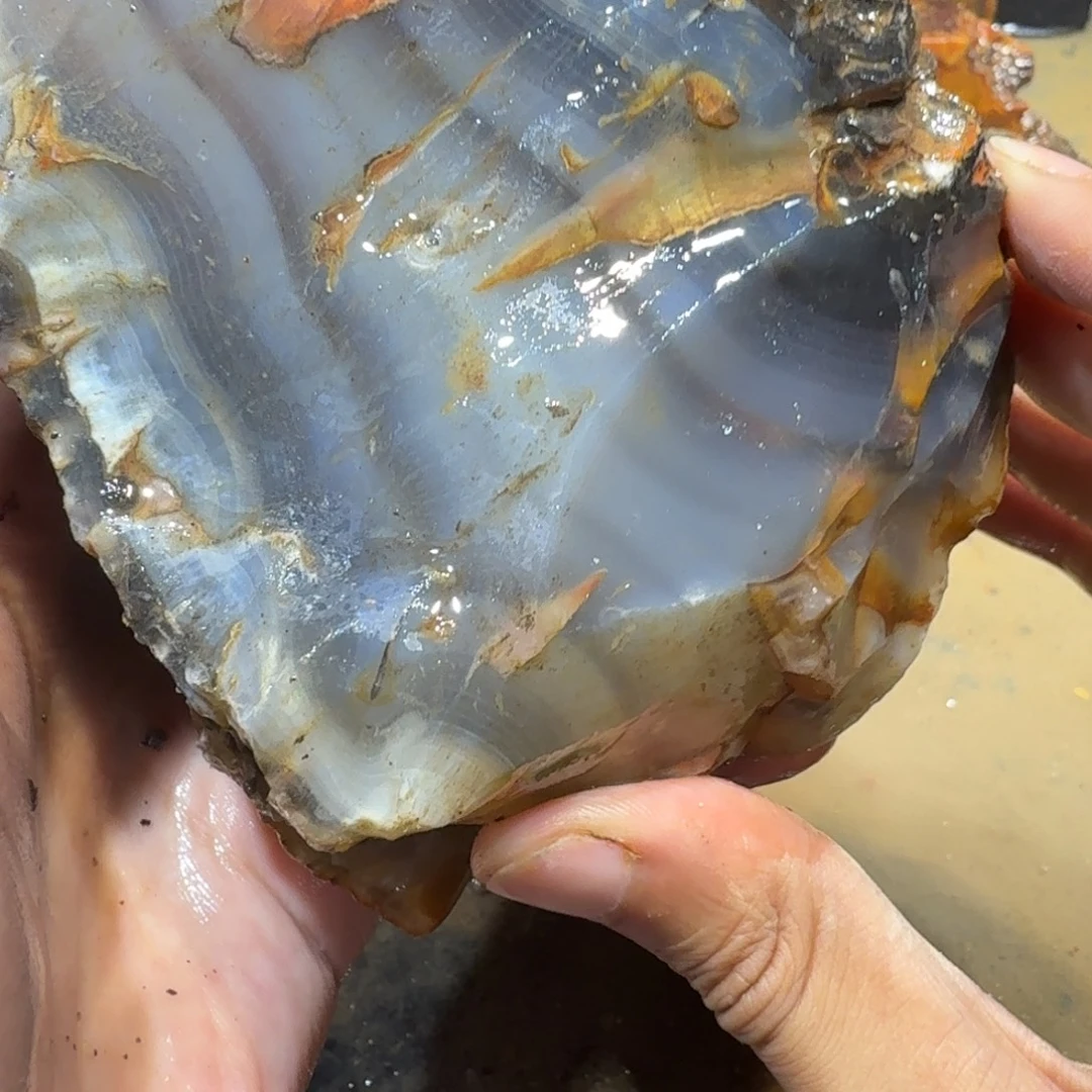 未镶嵌玛瑙/玉髓珠宝半成品