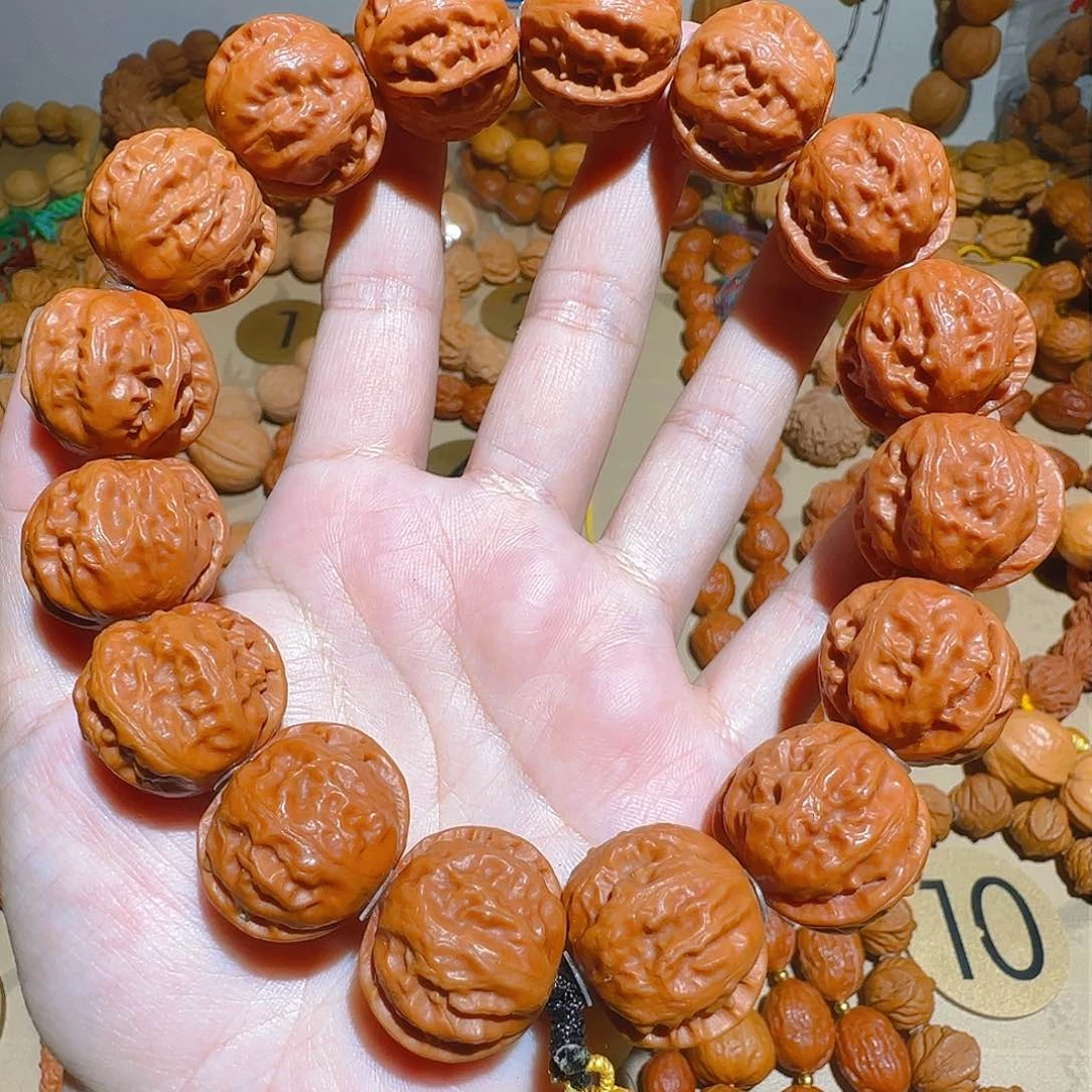 文玩核桃吊坠飞碟磨盘京八棱手持