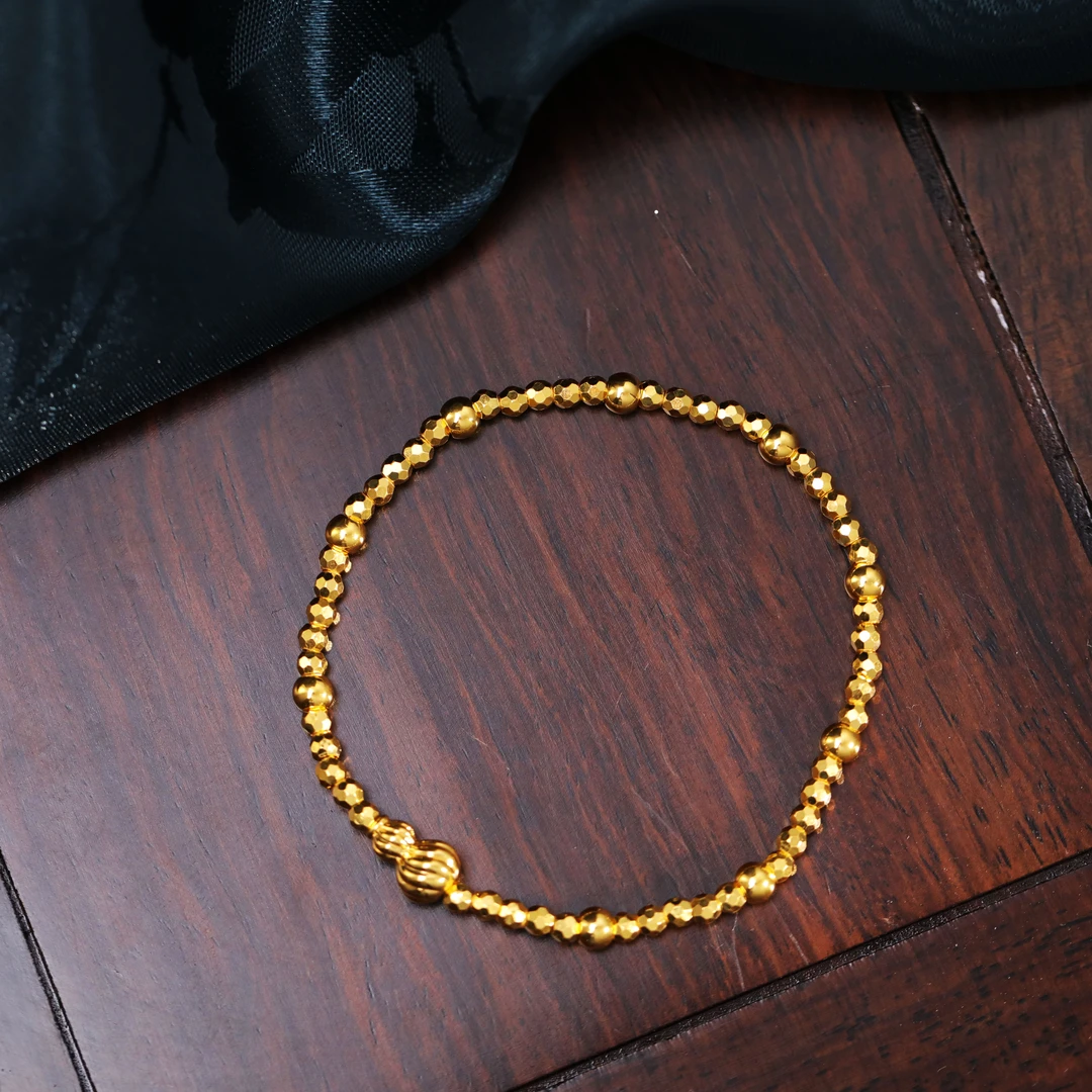 足金999 5G蹦迪葫芦手串气质轻奢时尚百搭简约