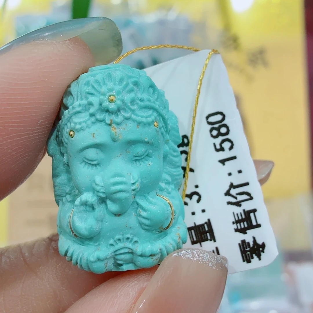 未镶嵌绿松石珠宝奇石