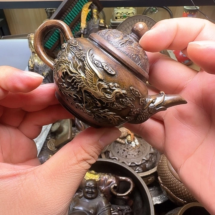 铜器办公室茶室摆件