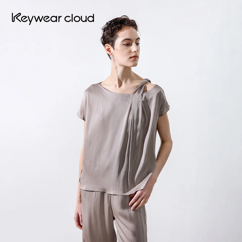 Keywearcloud奇威优雅绳带桑蚕丝
