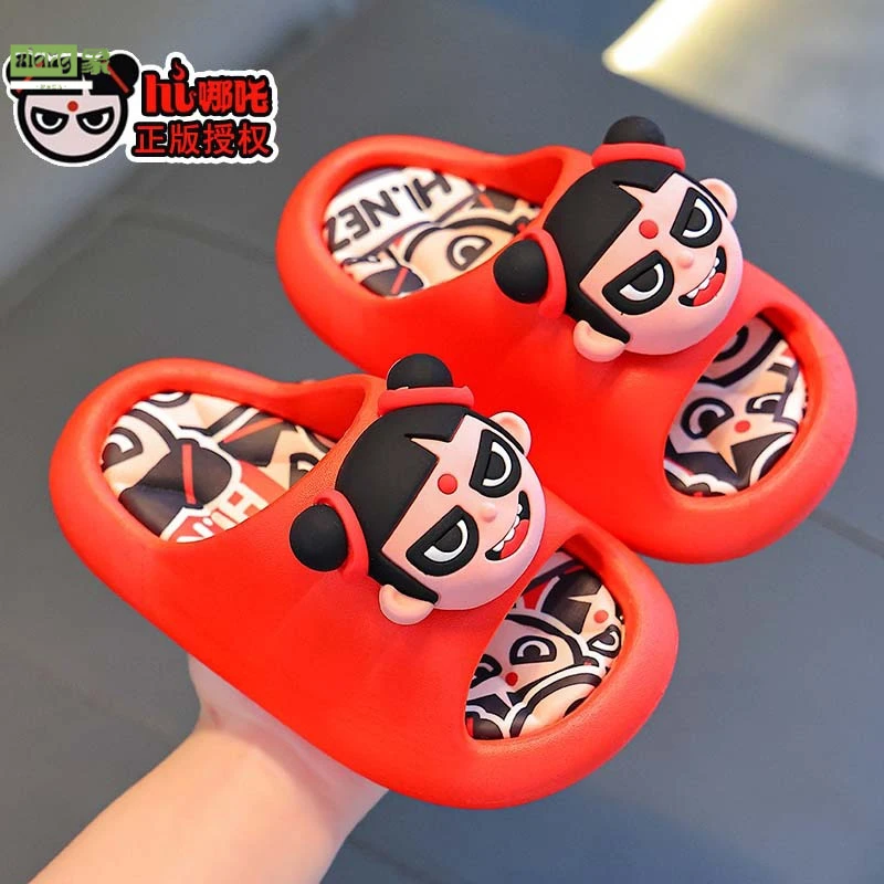 夏季儿童凉拖鞋男女童防滑软底室内洗澡亲子小孩沙滩凉拖男童居家