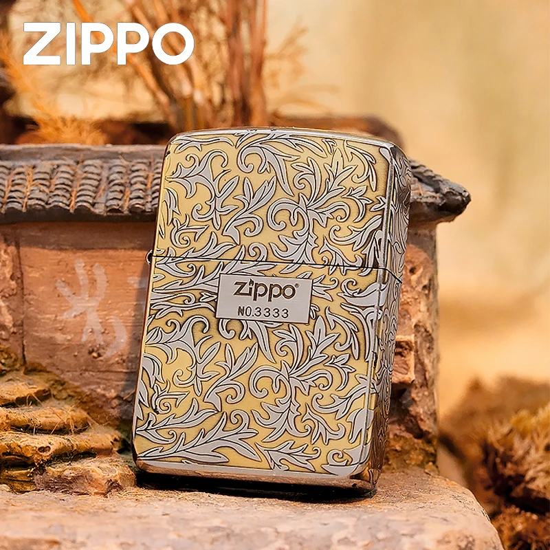ZIPPO/之宝正品打火机/1941金冰双色-中标唐草DY9913DK【达人专属】