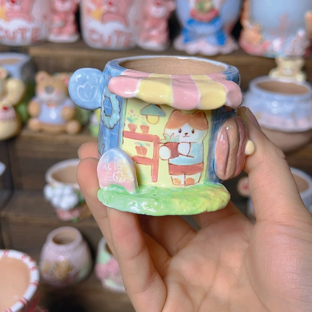 红陶咩*老梧家多肉花盆