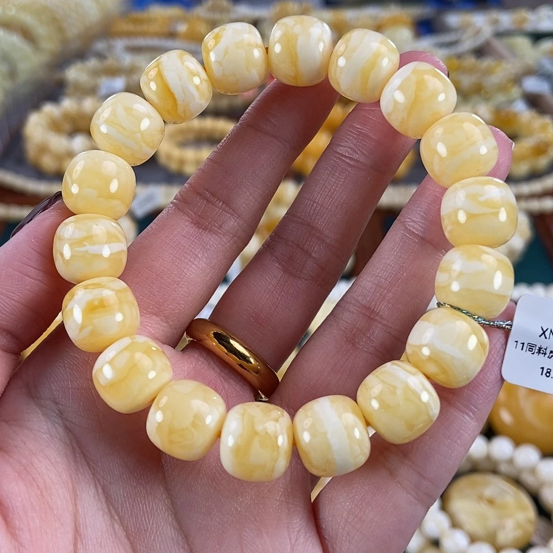 琥珀未镶嵌珠宝奇石11 18.98 同料虎皮纹