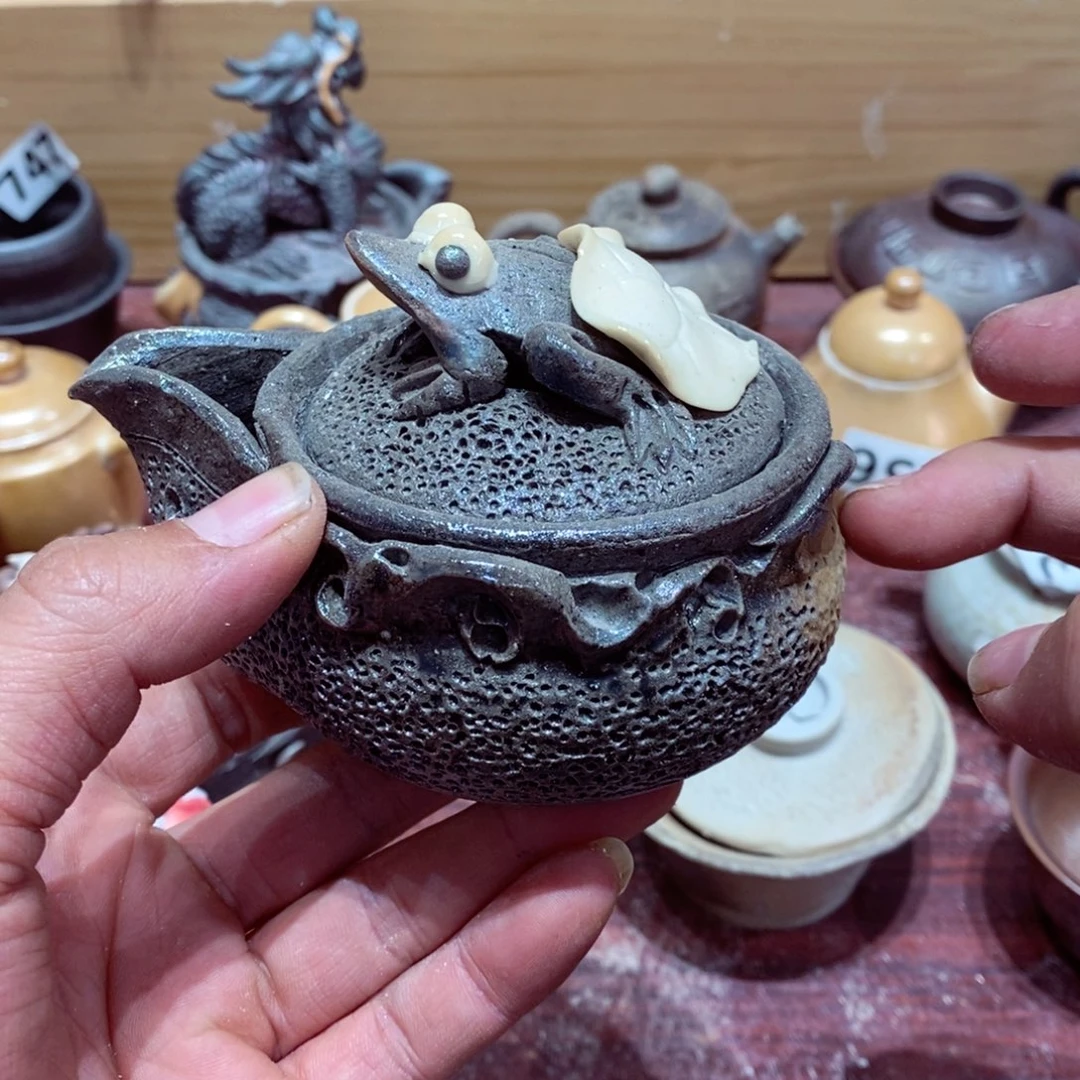 柴烧茶具陶瓷杯子