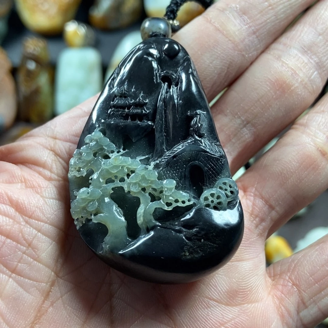 和田玉挂件未镶嵌